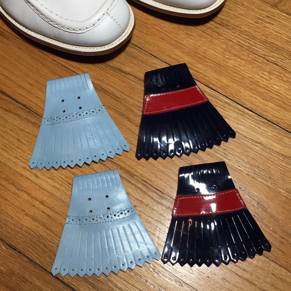 Vintage Lazy Bones Golf Shoes w/Kilties - Picture 2 of 8